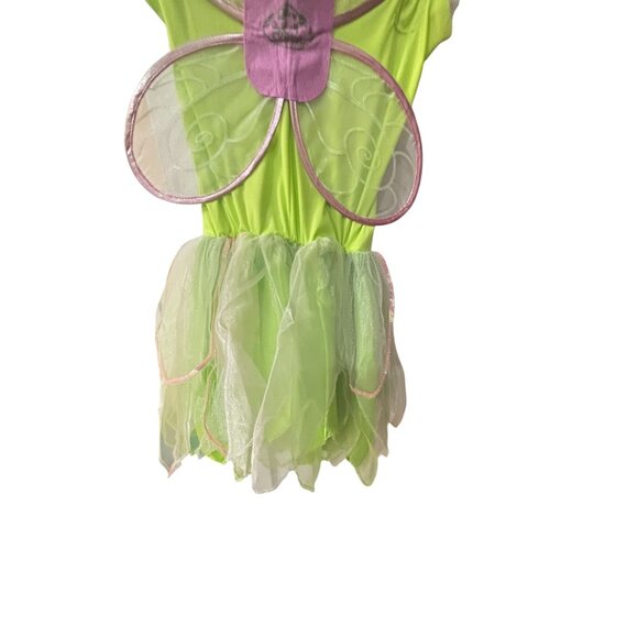 Halloween Tinkerbell Fairy Costume Shoes Wand Peter Pan Fly Soar Trick or Treat - Picture 10 of 16